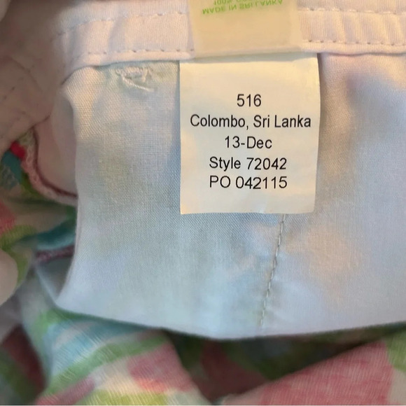 Lilly Pulitzer The Buttercup Shorts Women's 00 Multicolor Floral Tulip Hem. - Picture 7 of 8